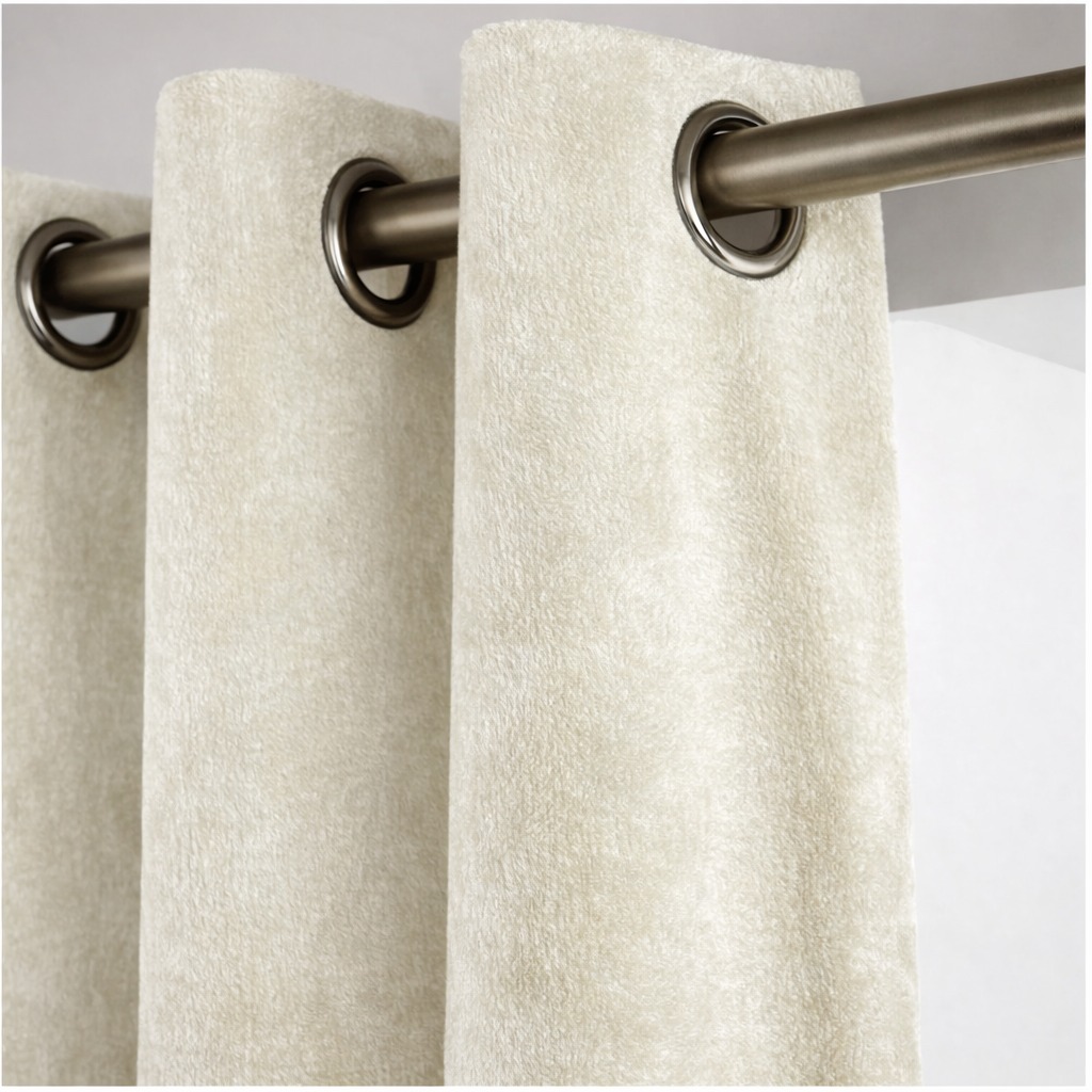 Rideau velour 1 panneau 140 x 240 cm